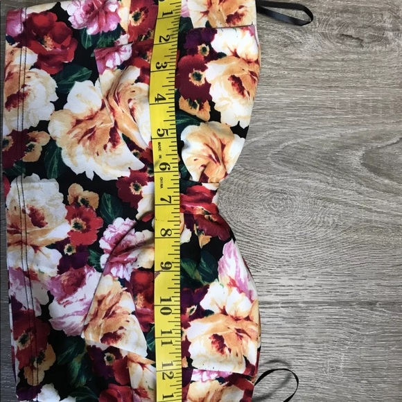 WOMEN FLORAL MULTICOLOR  Poetry SZ M Bandeau _461 - Picture 3 of 5